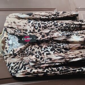 Cocamo Animal Print Shirt